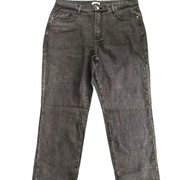 Men's trendy high-street straight-leg jeans—versatile, non-stretch style-H217