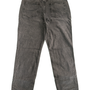 Men's trendy high-street straight-leg jeans—versatile, non-stretch style-H217