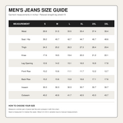 Men's Dark Wash Stretch Straight Leg Cargo Jeans – H411