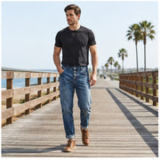 H020 men's jeans full-body lifestyle look 5