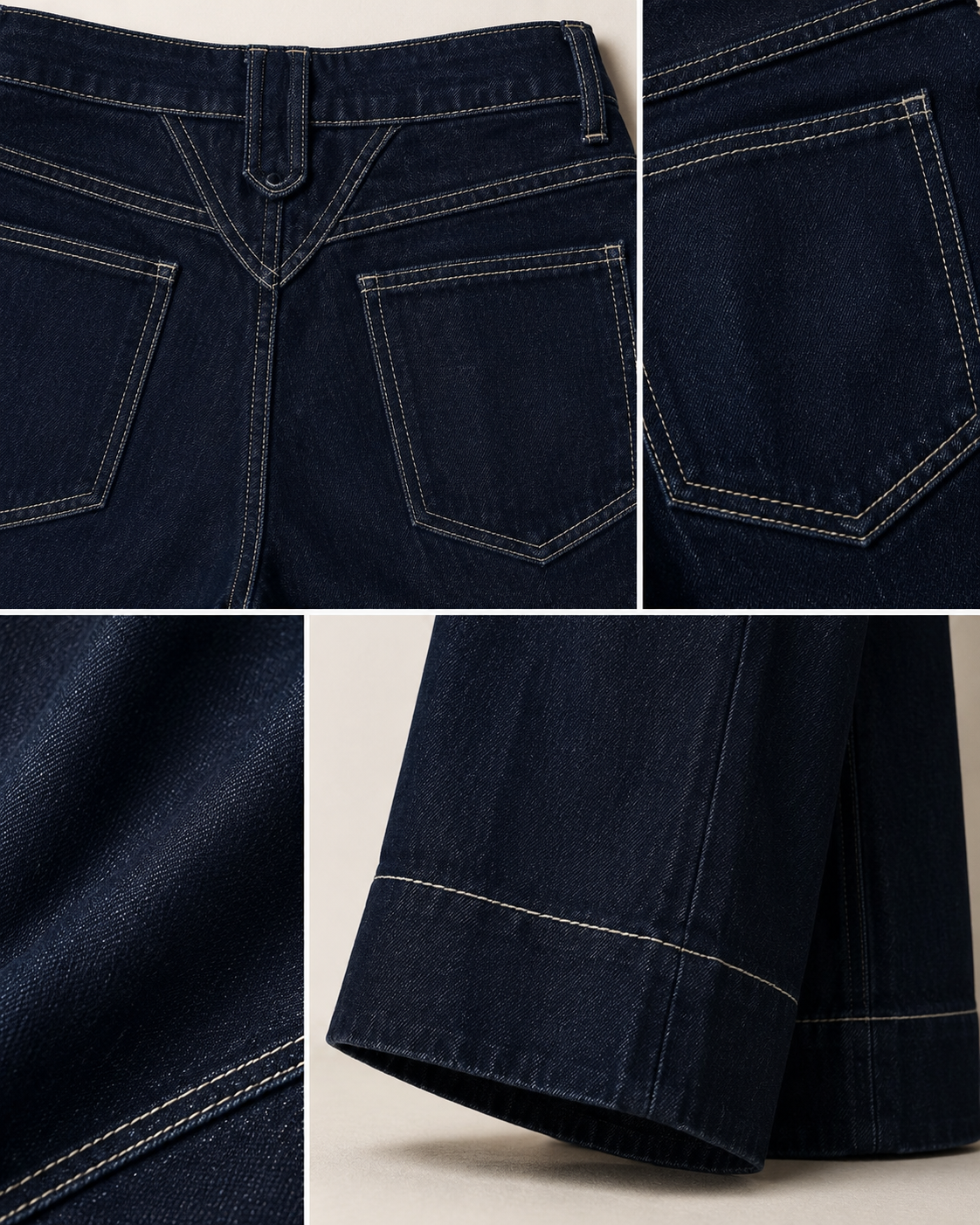 T337 women's jeans product detail 2