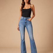 T356 women's jeans full-body outfit 1