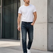 H275 men's dark wash jeans urban lifestyle